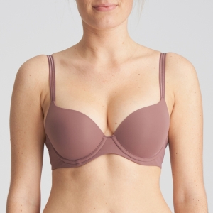 LOUIE SAT satin taupe