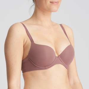 LOUIE SAT satin taupe