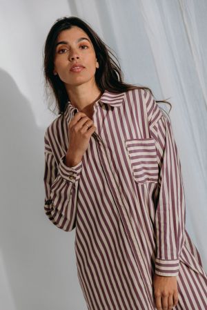 Koko Rayure Plum